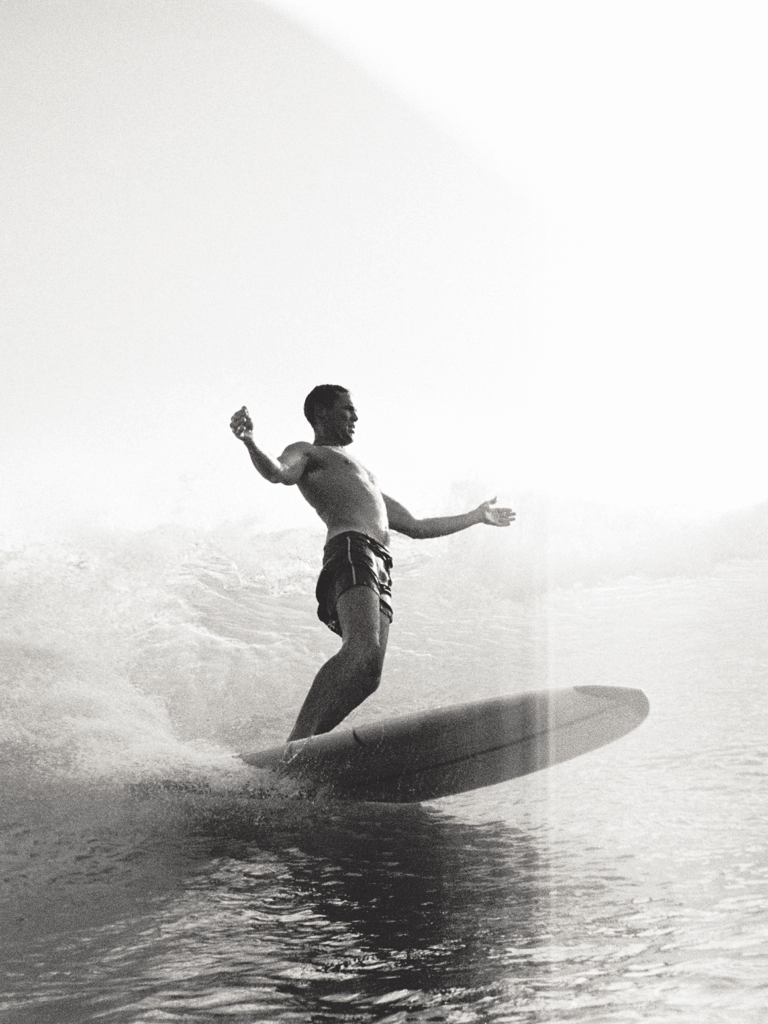 Person surfing on water.